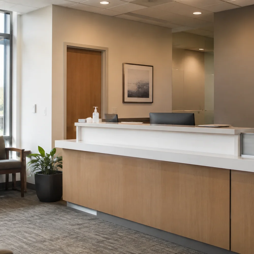 Waiting area at a Work Well Clinics occupational medicine clinic in Washington